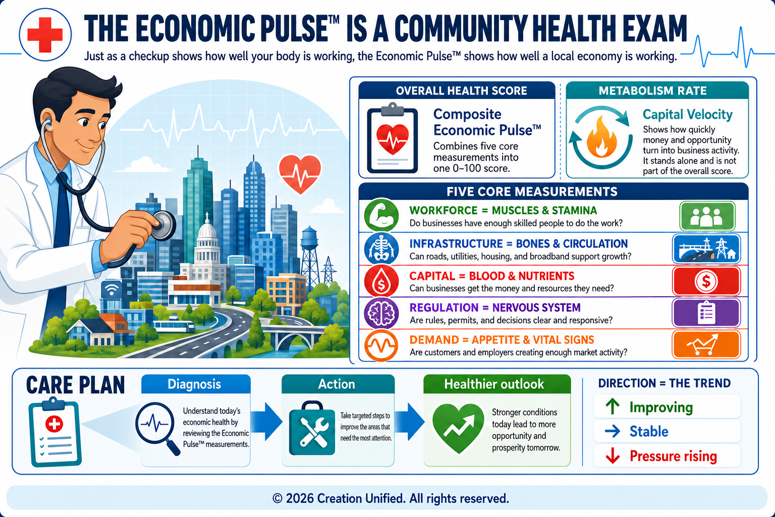 Economic Pulse™ framework infographic